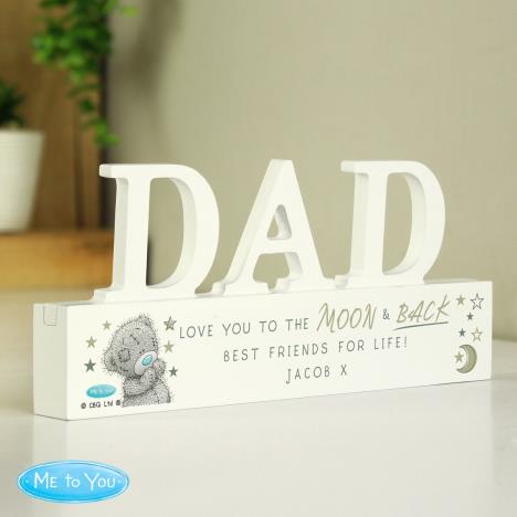 Personalised Me to You Bear Wooden Dad Ornament Extra Image 2